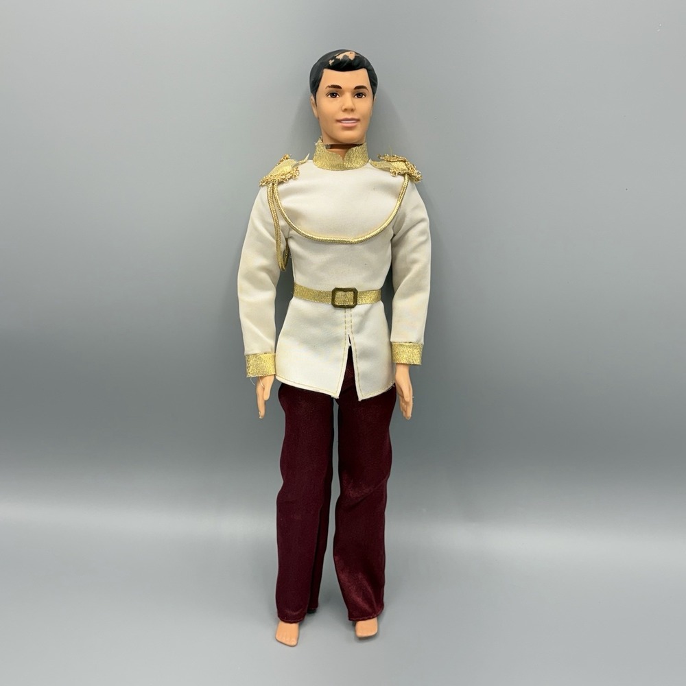 Vintage 1975 Mattel Disney Cinderella Prince Charming With Outfit